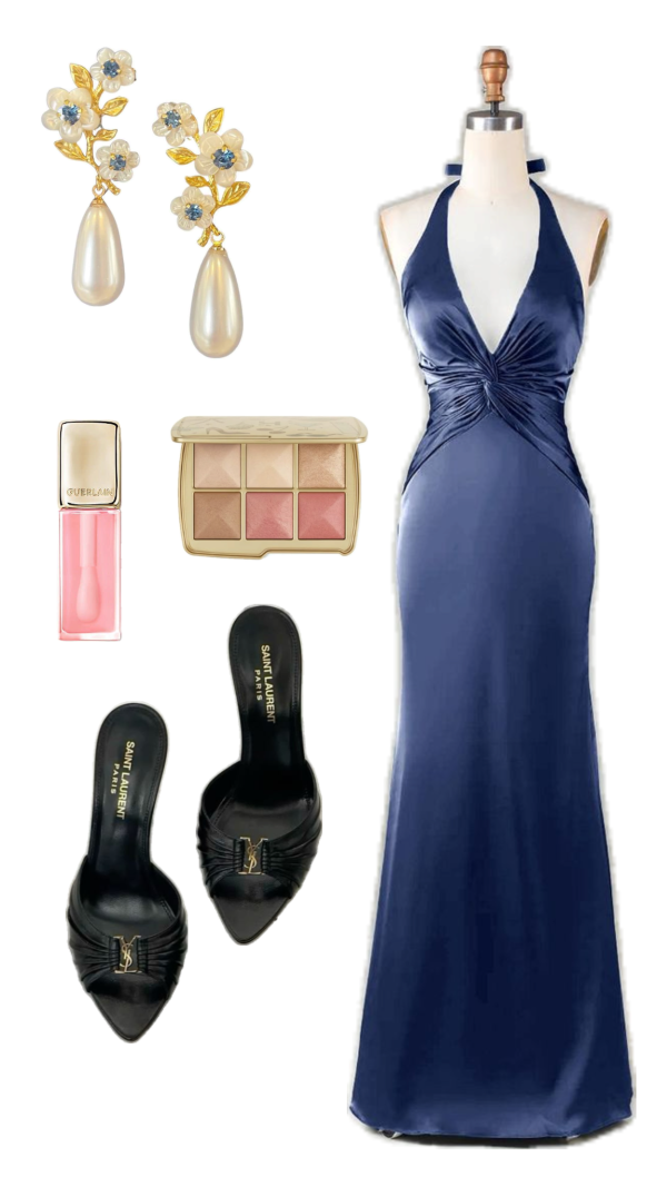 midnight gala maxi dress
